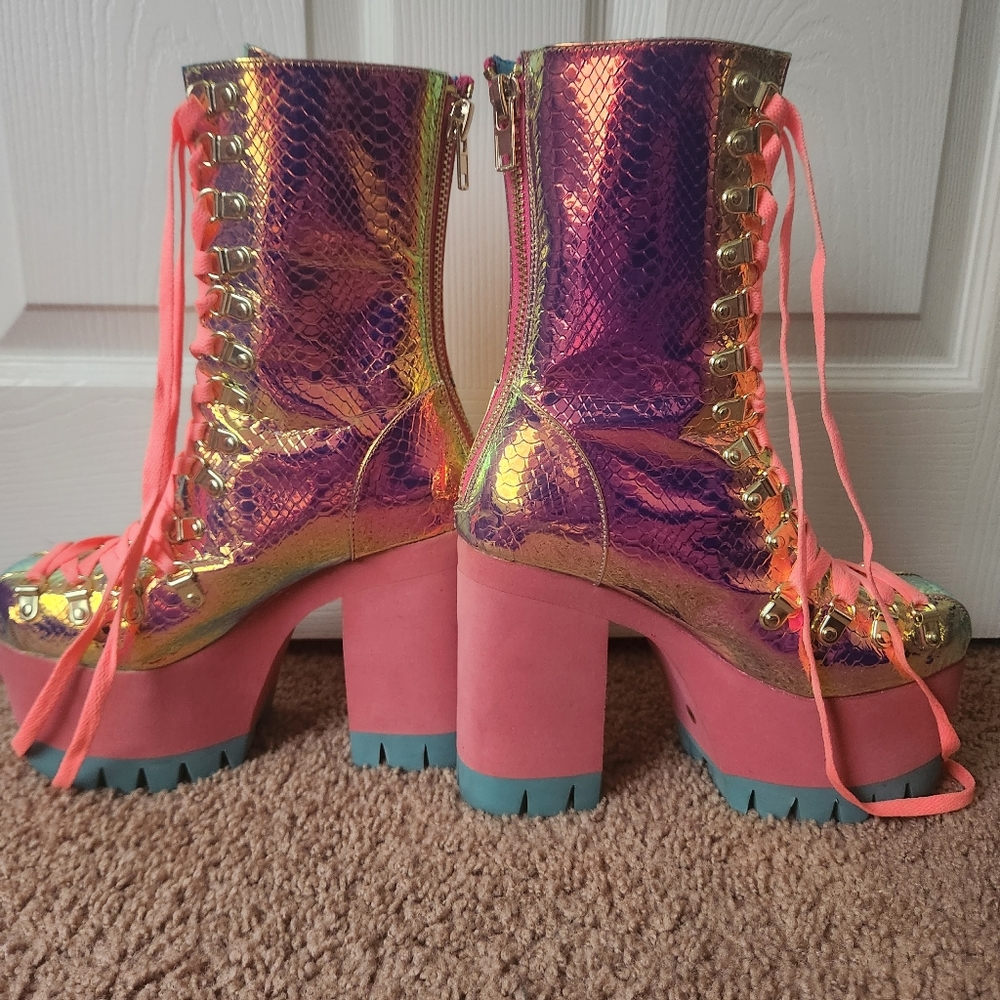 Club Exx platform boots